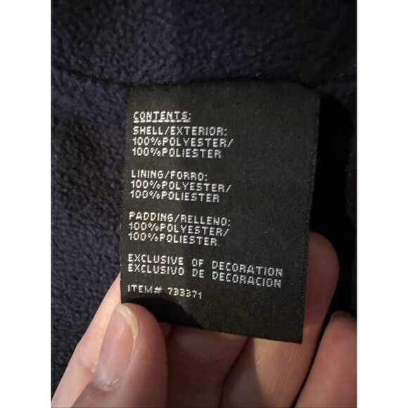 London Fog 2T Baby Toddler Coat Metallic Finish Hearts Hood Warm Black Girls - Picture 13 of 16